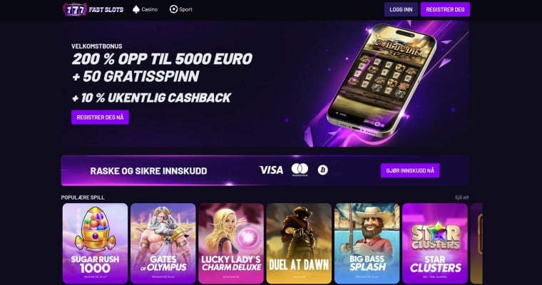 Skjermbilde av Fastslots Casino