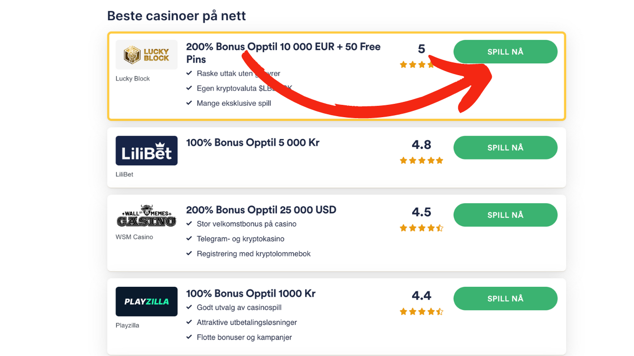 9 latterlige regler om casino online norge 