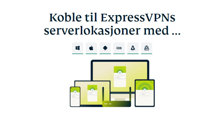 ExpressVPN kompatibilitet