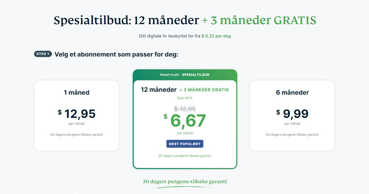 ExpressVPN planer og priser