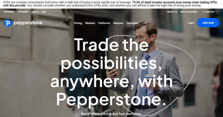 Pepperstone trading plattform