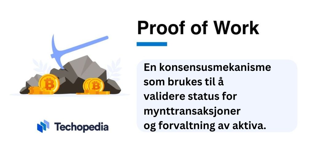 Definisjon av begrepet Proof of Work