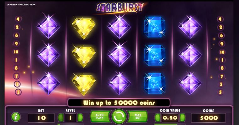 Starburst spilleautomat
