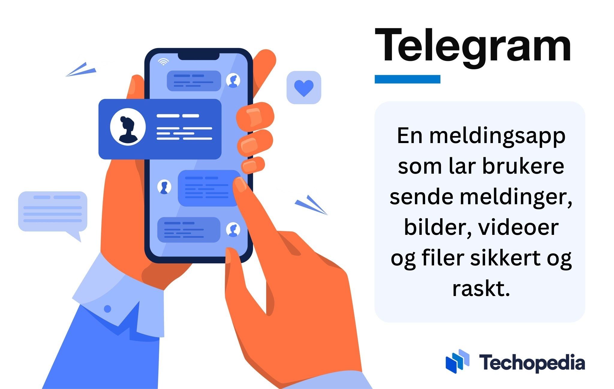 Techopedia forklarer telegram