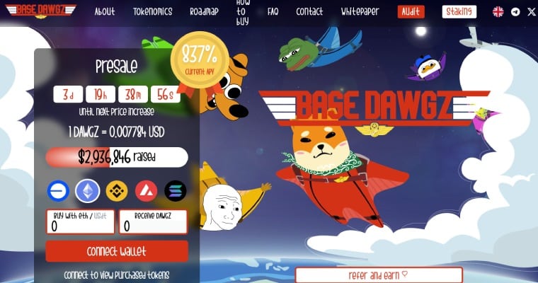 Base Dawgz sin hjemmeside