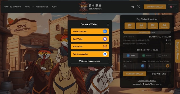 Koble til Shiba lommeboken
