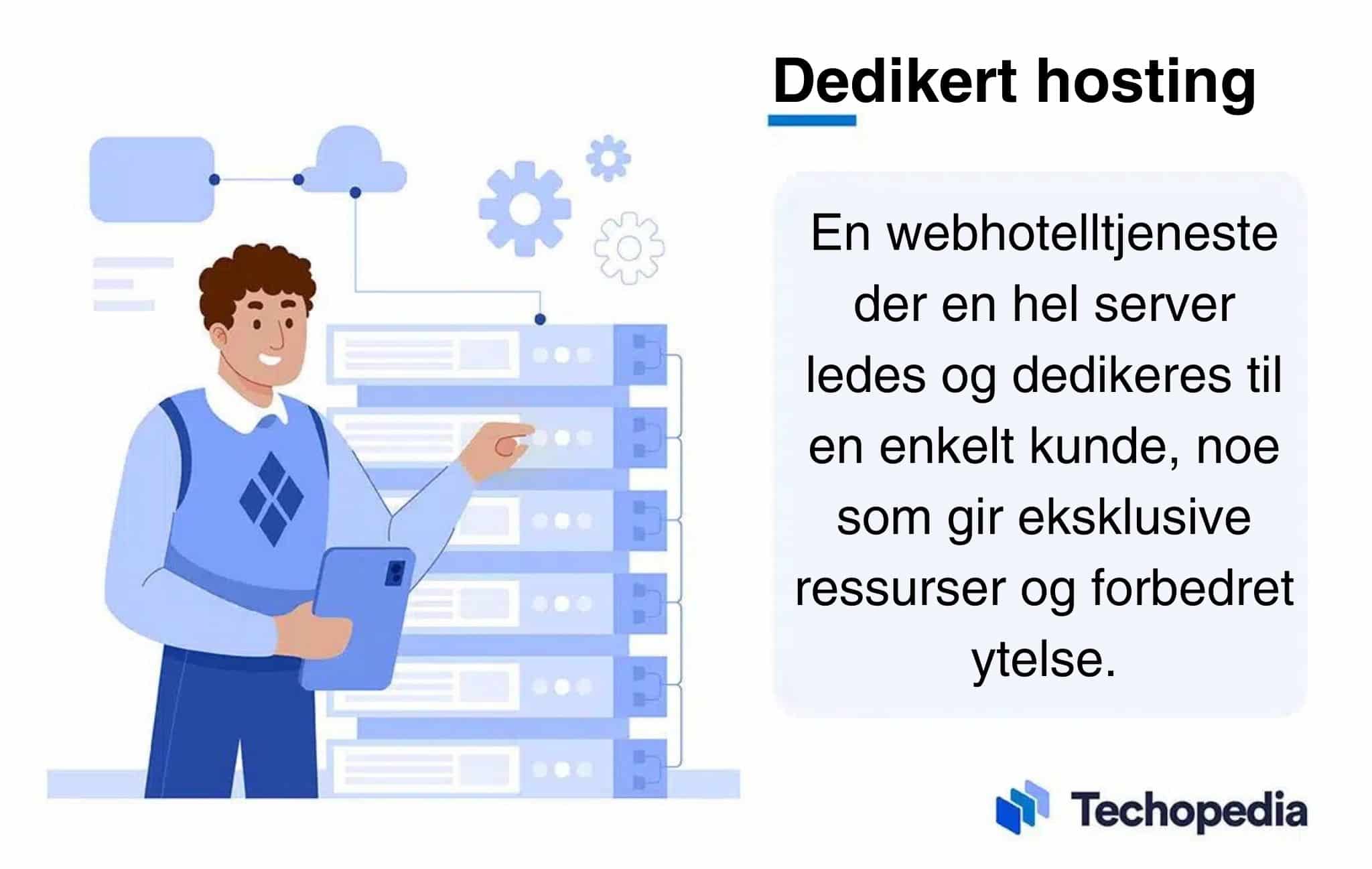 Techopedia forklarer dedikert hosting