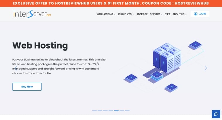 InterServer webhotell