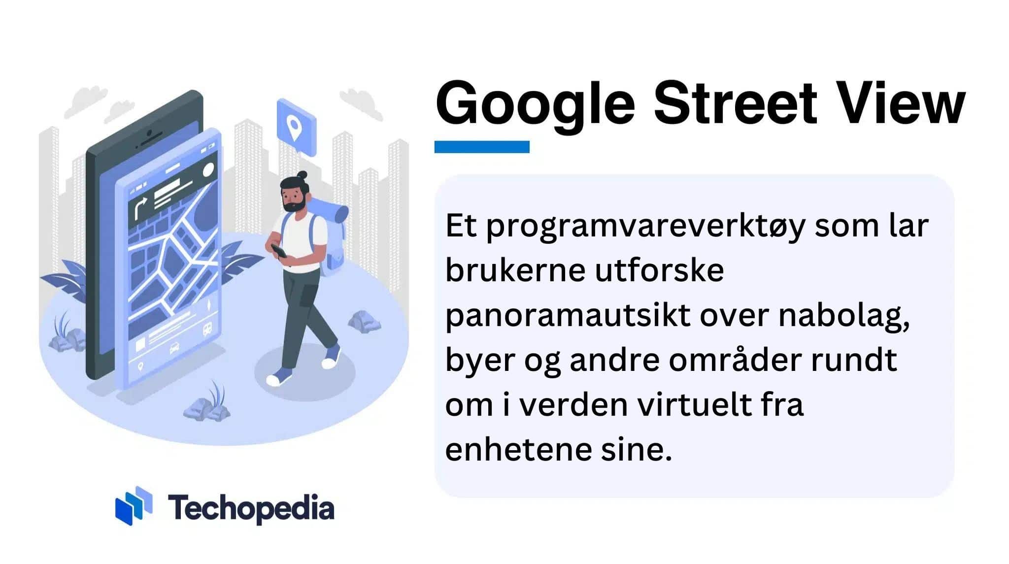 Google Street View definisjon
