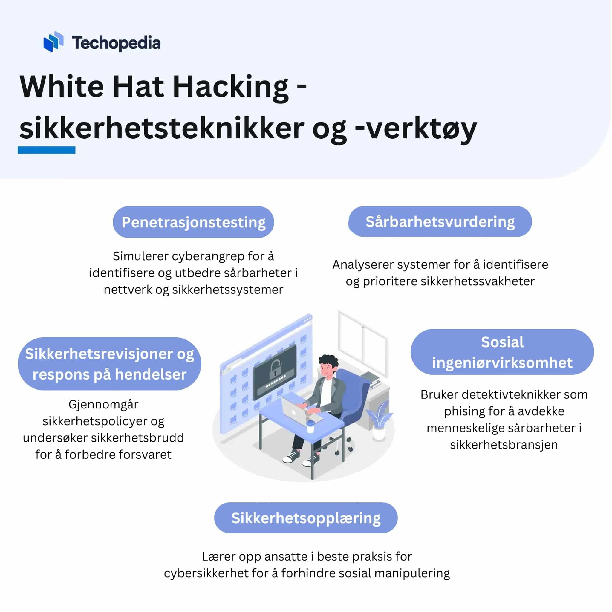 White Hat Hacking - sikkerhetsteknikker og -verktøy