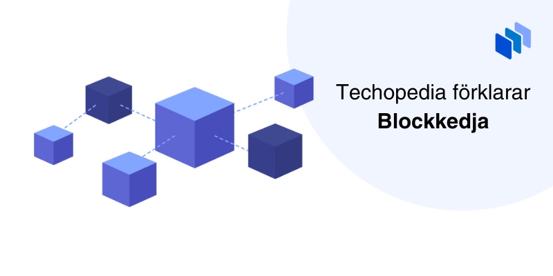 Thumbnail för artikel med sammanlänkade kuber som föreställer blockkedja för krypto