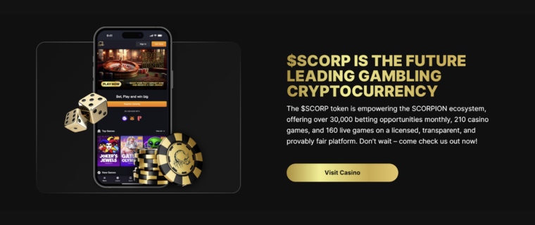 Beskrivning av Scorpion casino med fakta om plattformen 