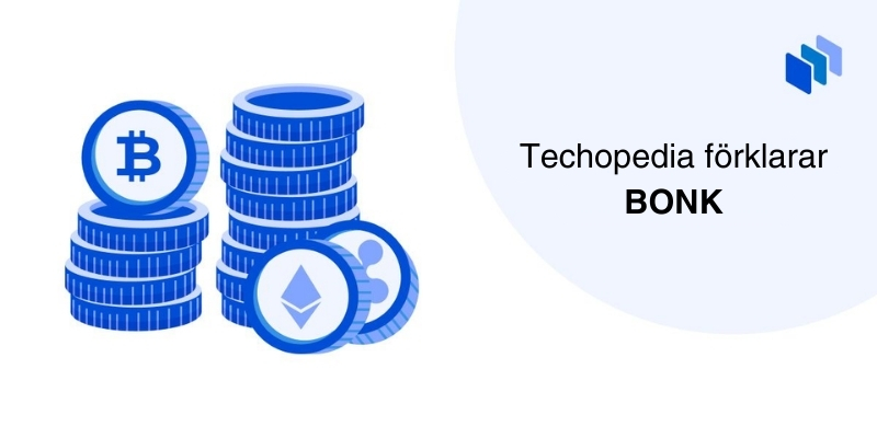 Kryptomynt brevid text Techopedia förklarar BONK