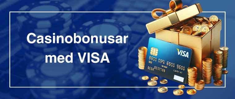 Casinobonus brevid VISA-kortr