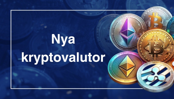 Logo för artikel om nya kryptovalutor