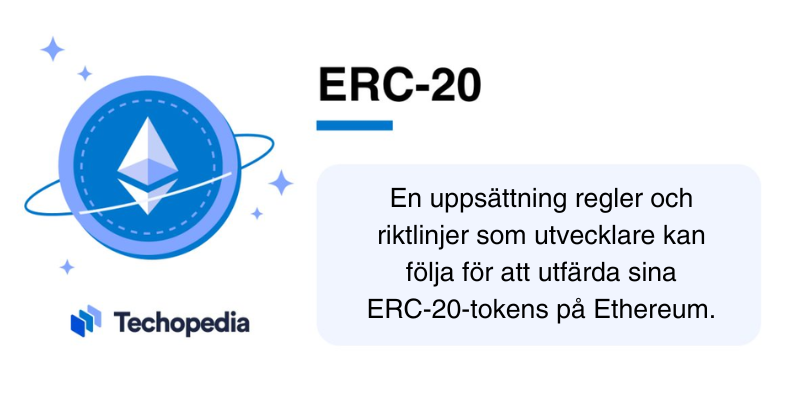 Kort förklaring på vad ERC-20 är