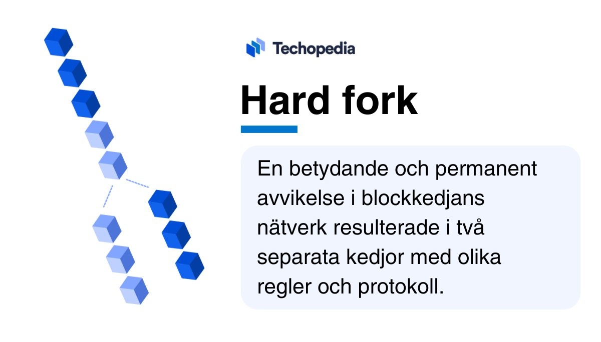 Hard fork förklarat kortfattat. 
