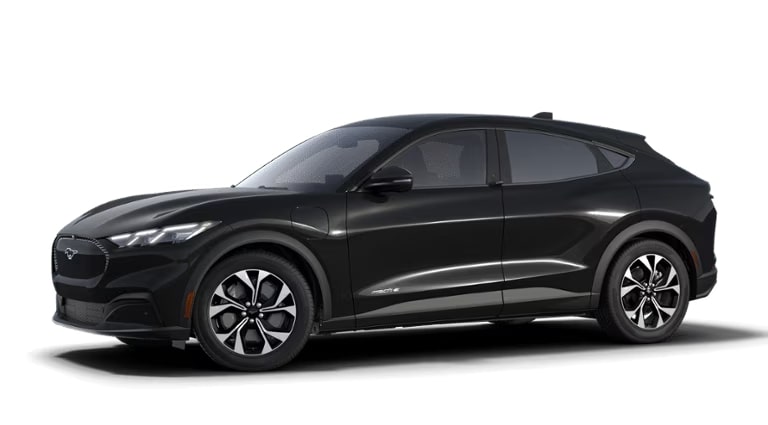 Bild på Ford Mustang Mach-E från sidan. 