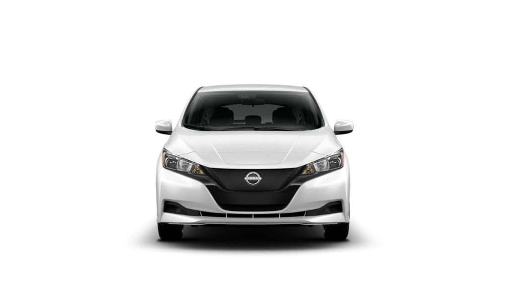 Bild på Nissan Leaf framifrån.