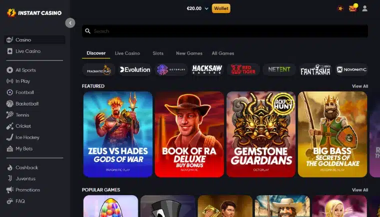 Börja spela på ditt utländska casino