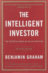 Bokomslag för The Intelligent Investor av Benjamin Graham.