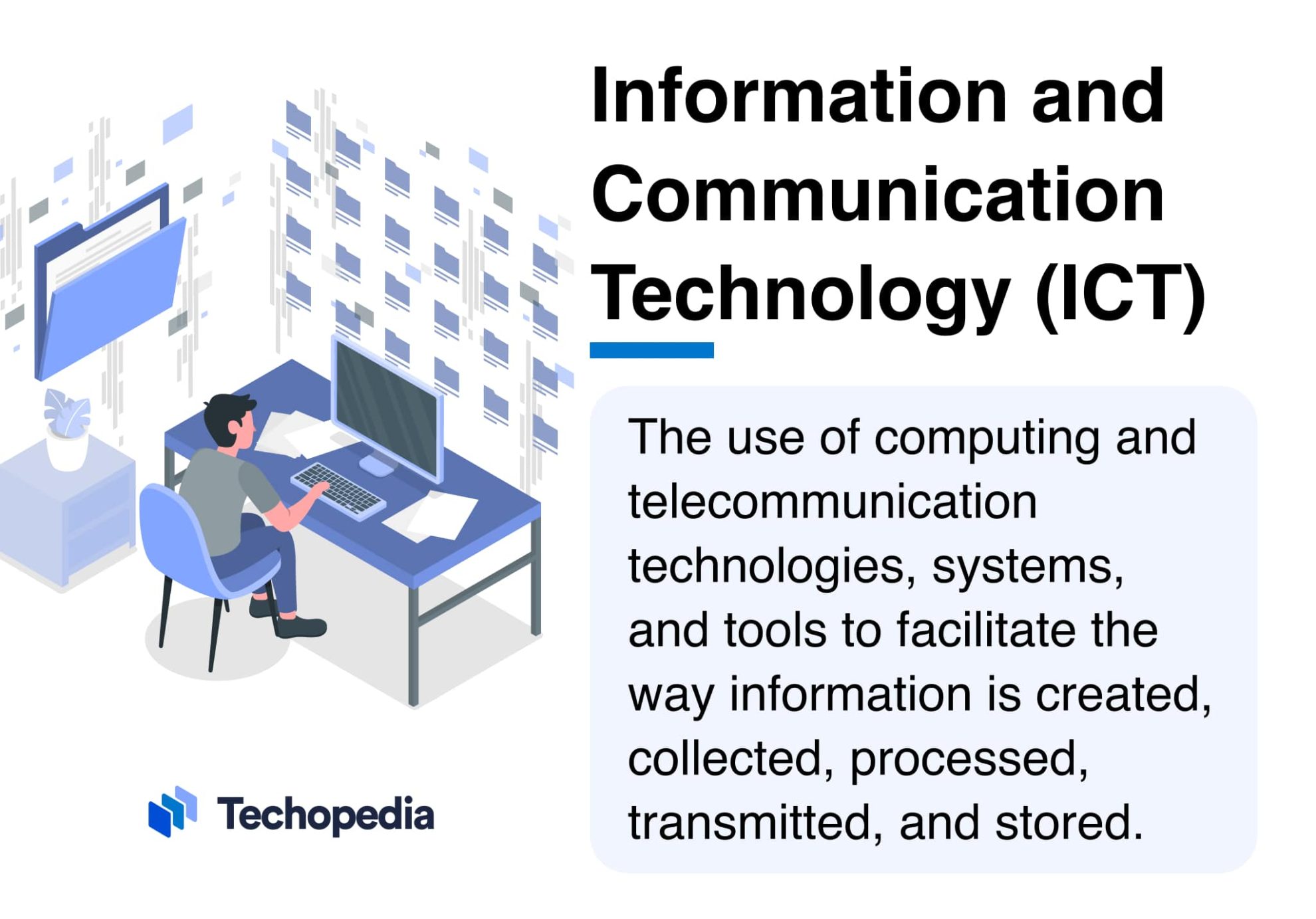 Ict Meaning What is Information and Communication Technology? ICT Definition with ...
