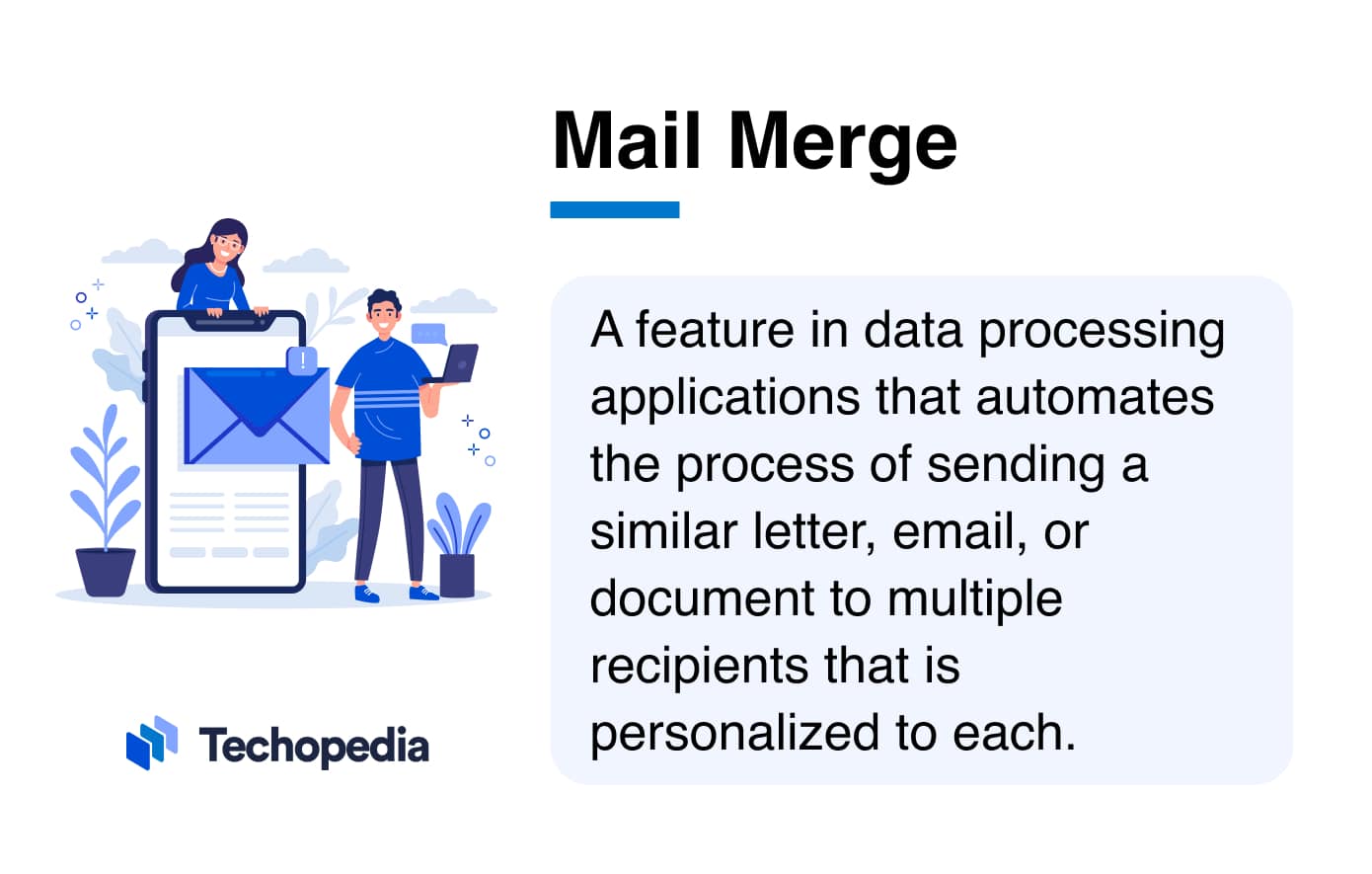 mail merge meaning in telugu