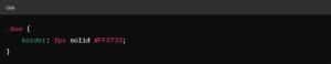 Color Hex Code - Border Color