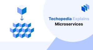 Illustration of microservices architecture represented by individual blocks being added to a grid, symbolizing modular and scalable system design. Explains the concept of microservices and their role in modern software development.”