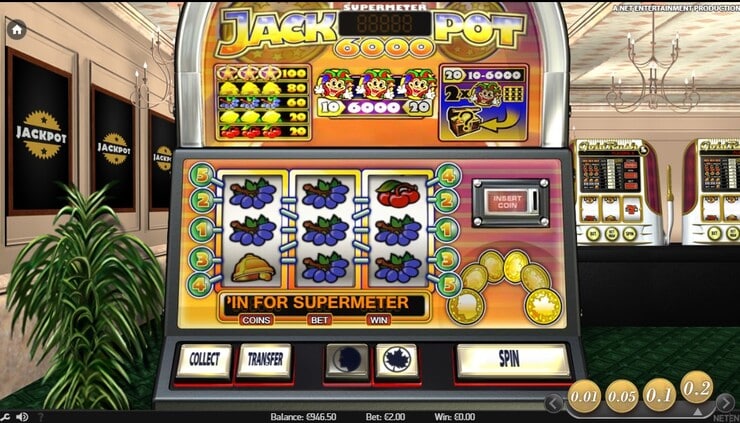 Jackpot 6000 Supermeter Feature