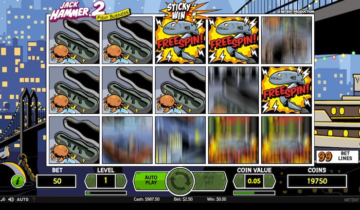 Jack Hammer 2 slot sticky win re-spins feature - Techopedia