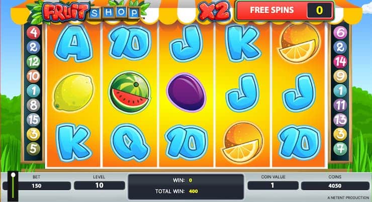 Fruit Shop slot free spins feature triggered - Techopedia