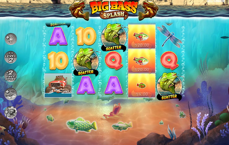 Big Bash Splash scatter free spins activation