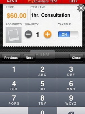 PayAnywhere app screenshot