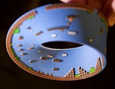 3D printed Super Mario Mobius Strip