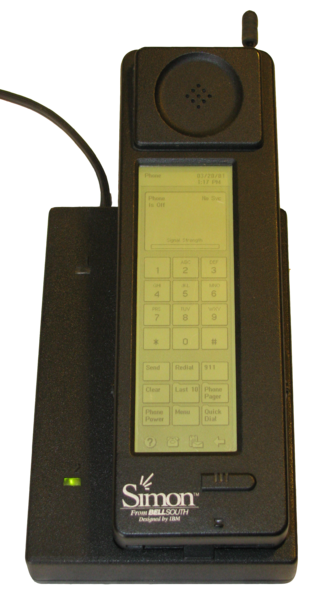 IBM Simon phone from 1994 was a precursor to modern smartphones