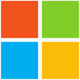 Microsoft logo - four boxes