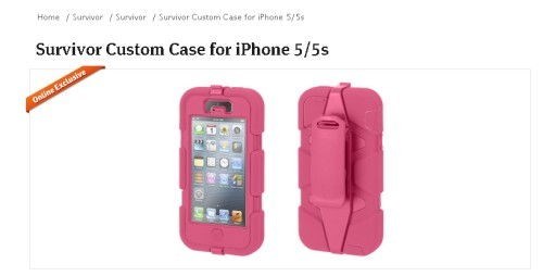 pink Survivor Custom Case for iPhone 5