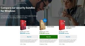 Avira-Pricing