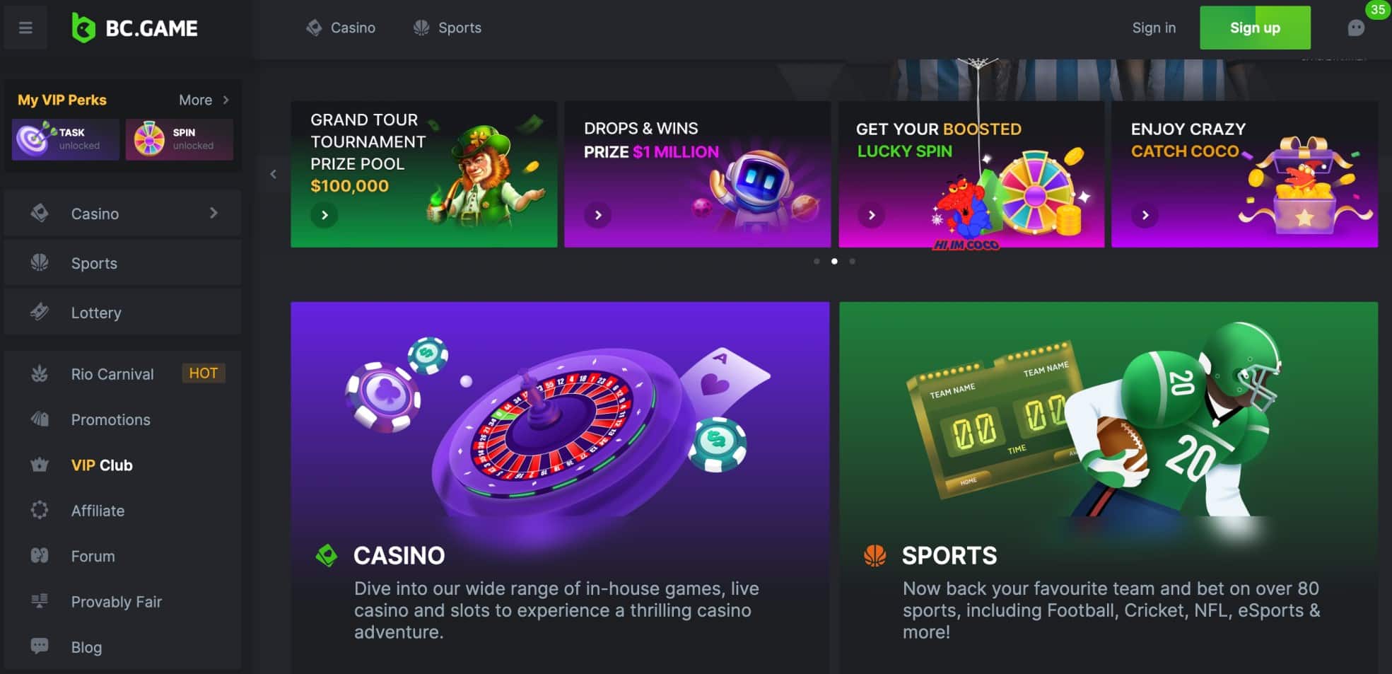 Ganhe XP em dobro no BC.Game Sportsbook até abril de 2024