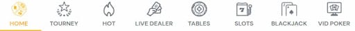 BetRivers casino options
