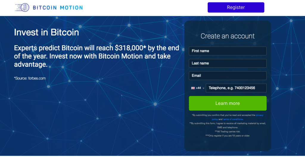 Bitcoin Motion home