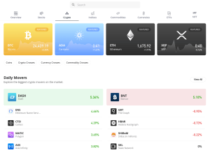 Buy Crypto from eToro