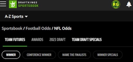 DraftKings mobile betting