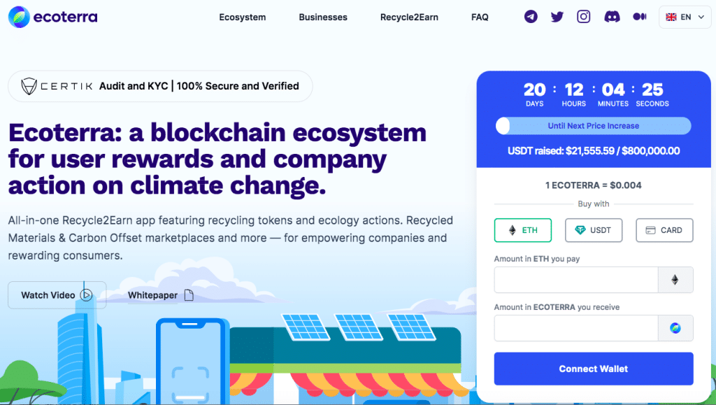 Ecoterra presale price
