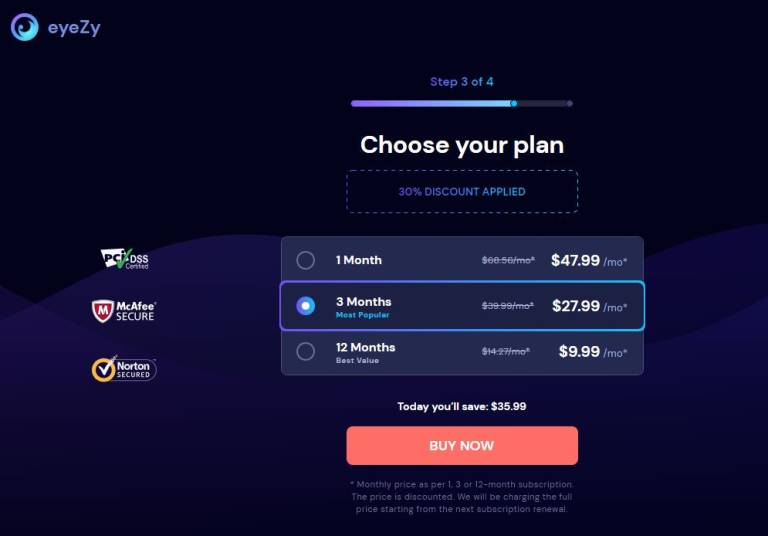 EyeZy-Pricing