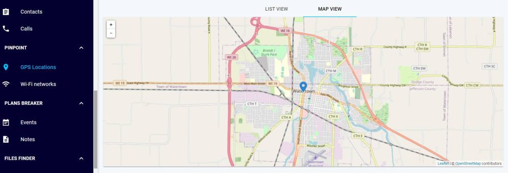 EyeZy GPS tracker app