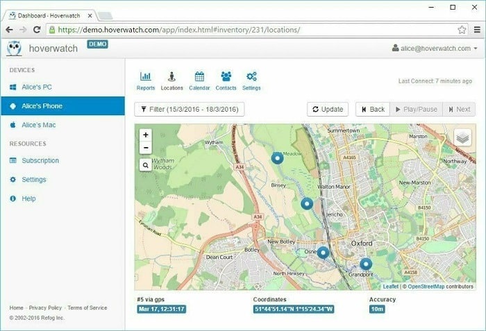 Hoverwatch | Best free phone tracker app