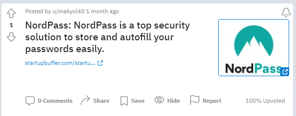 NordPass reddit recommendation