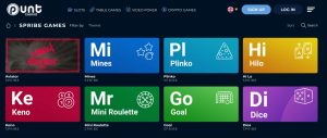 Punt Casino Games